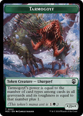 Tarmogoyf // Saproling Double-Sided Token [Modern Horizons 3 Commander Tokens] | Card Merchant Takapuna