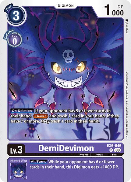 DemiDevimon [EX6-046] [Infernal Ascension] | Card Merchant Takapuna