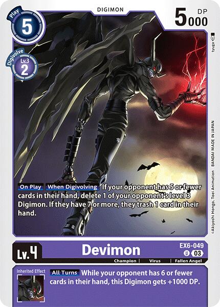 Devimon [EX6-049] [Infernal Ascension] | Card Merchant Takapuna