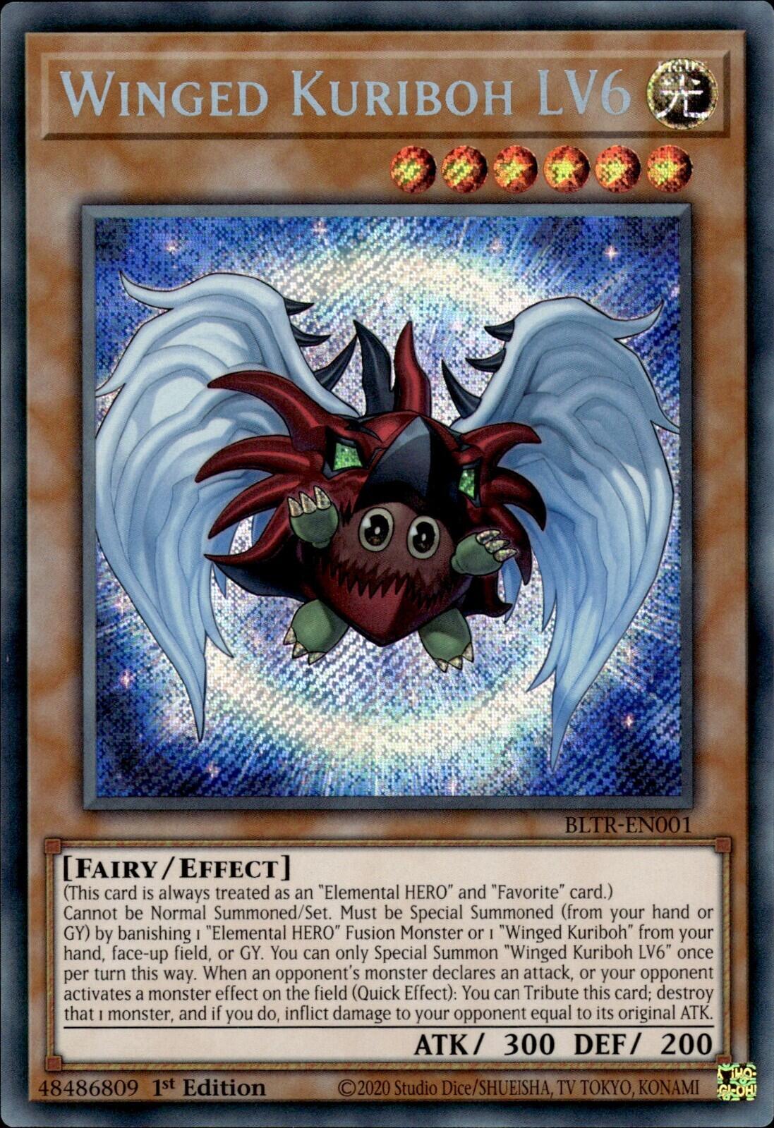 Winged Kuriboh LV6 [BLTR-EN001] Secret Rare | Card Merchant Takapuna