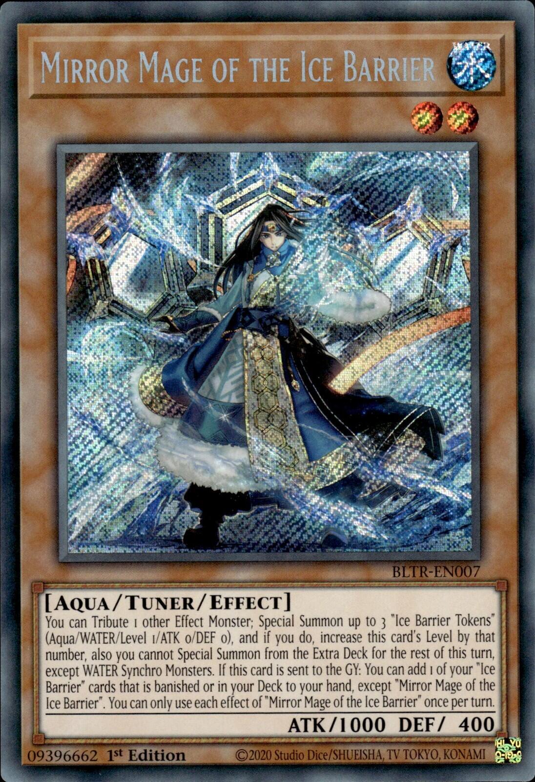 Mirror Mage of the Ice Barrier [BLTR-EN007] Secret Rare | Card Merchant Takapuna