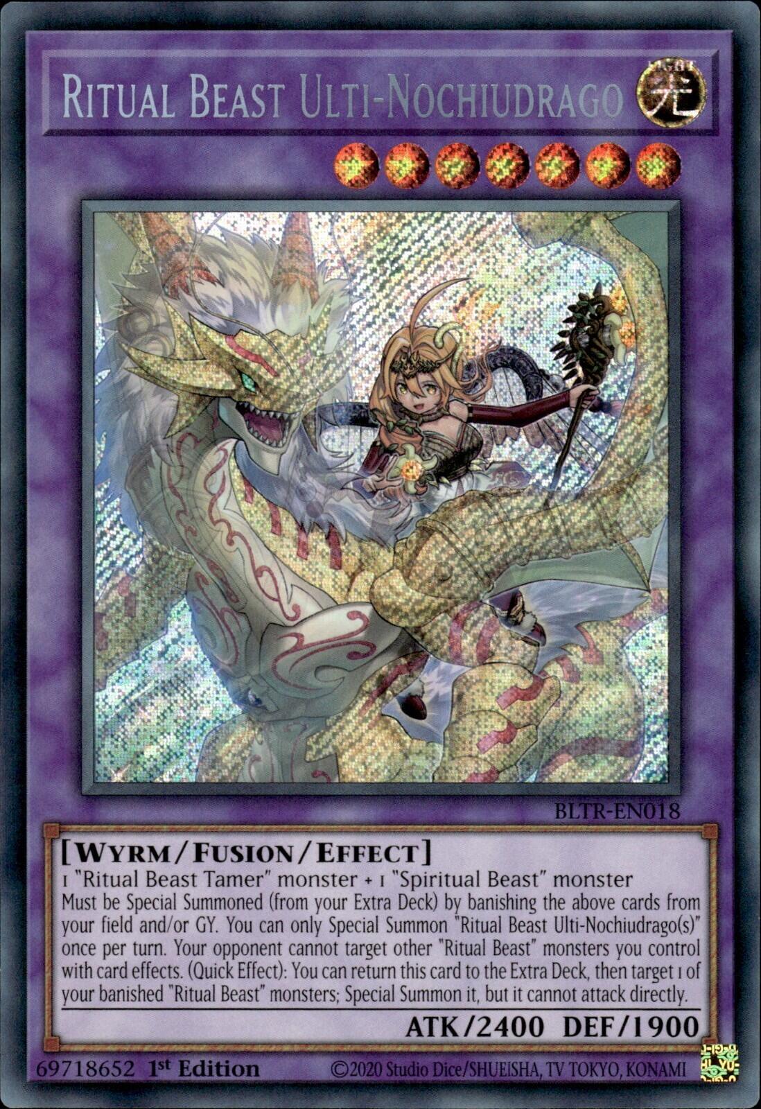 Ritual Beast Ulti-Nochiudrago [BLTR-EN018] Secret Rare | Card Merchant Takapuna