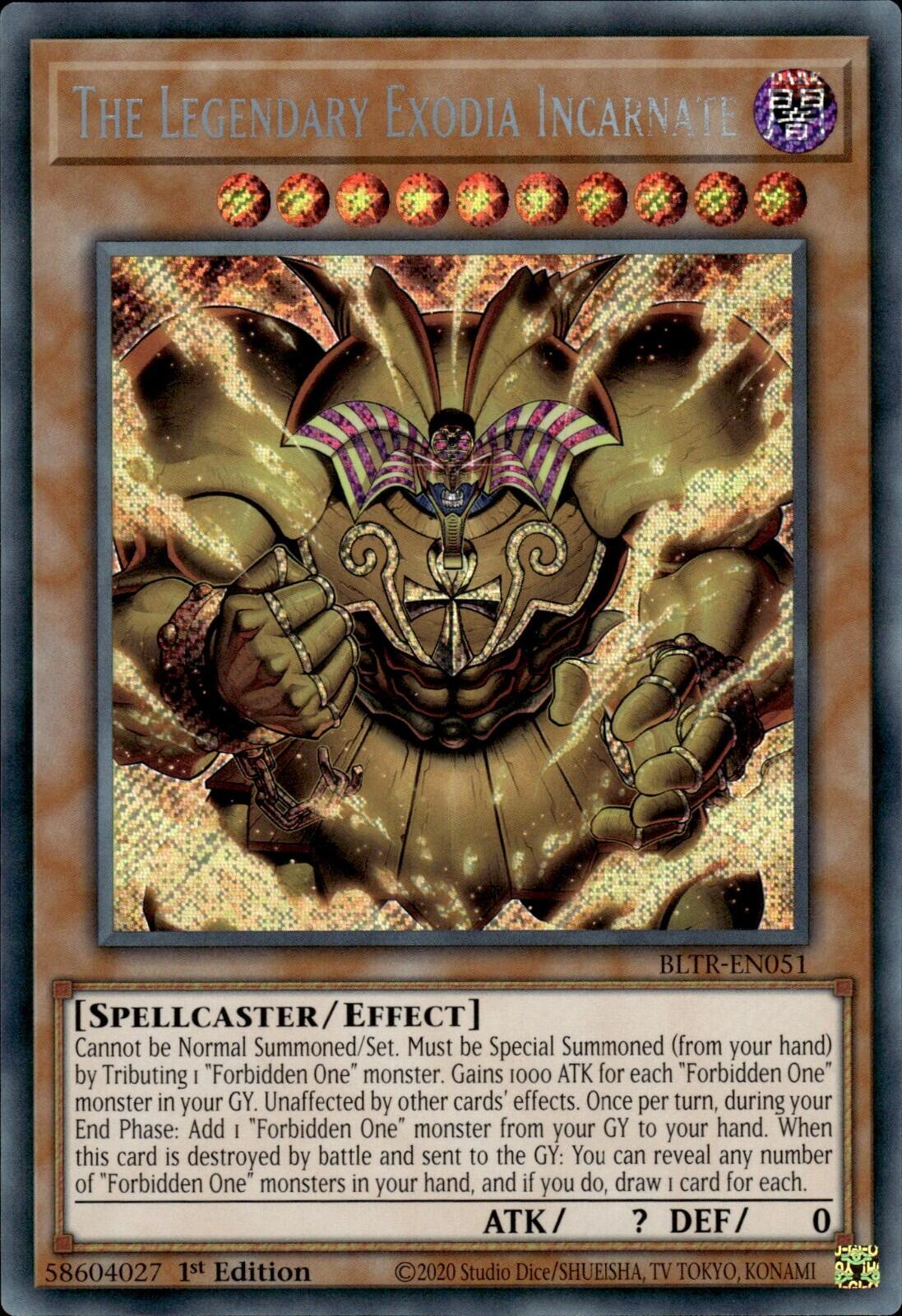 The Legendary Exodia Incarnate [BLTR-EN051] Secret Rare | Card Merchant Takapuna