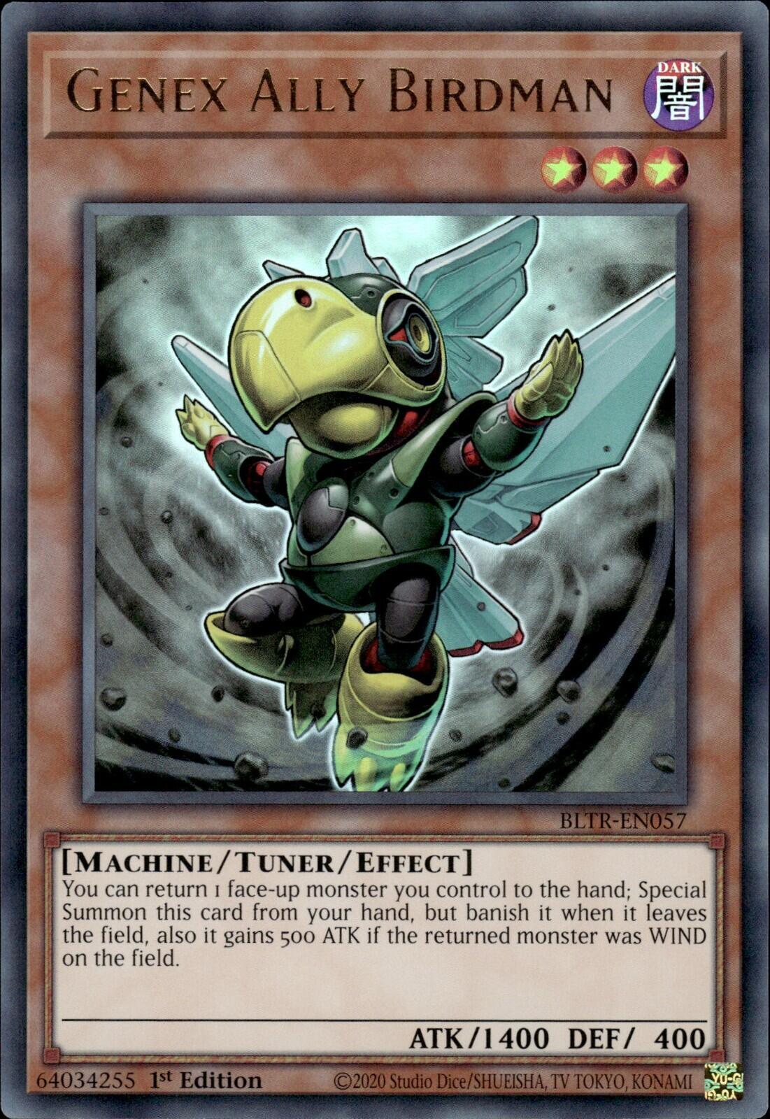 Genex Ally Birdman [BLTR-EN057] Ultra Rare | Card Merchant Takapuna