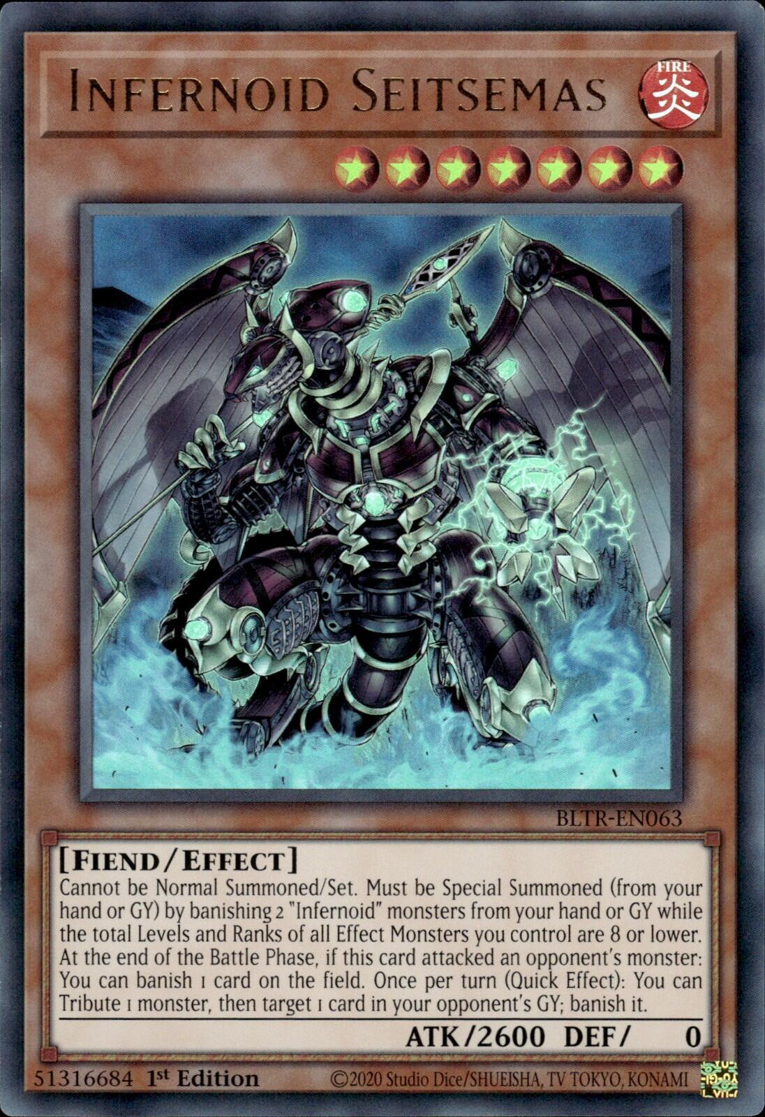 Infernoid Seitsemas [BLTR-EN063] Ultra Rare | Card Merchant Takapuna