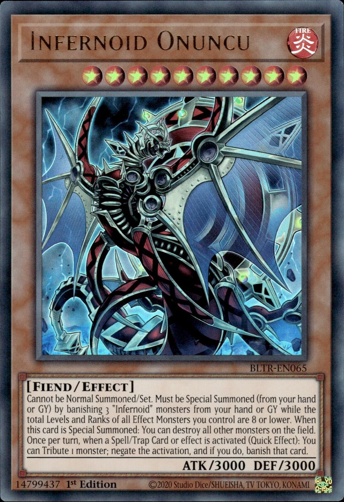 Infernoid Onuncu [BLTR-EN065] Ultra Rare | Card Merchant Takapuna