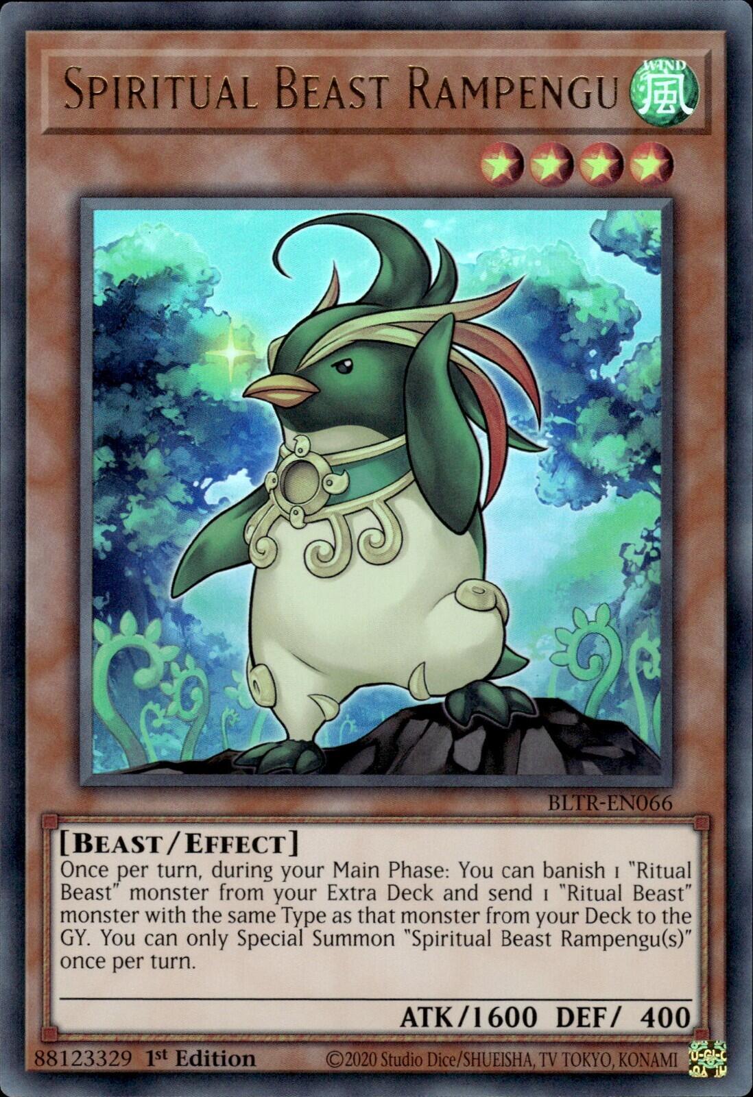 Spiritual Beast Rampengu [BLTR-EN066] Ultra Rare | Card Merchant Takapuna