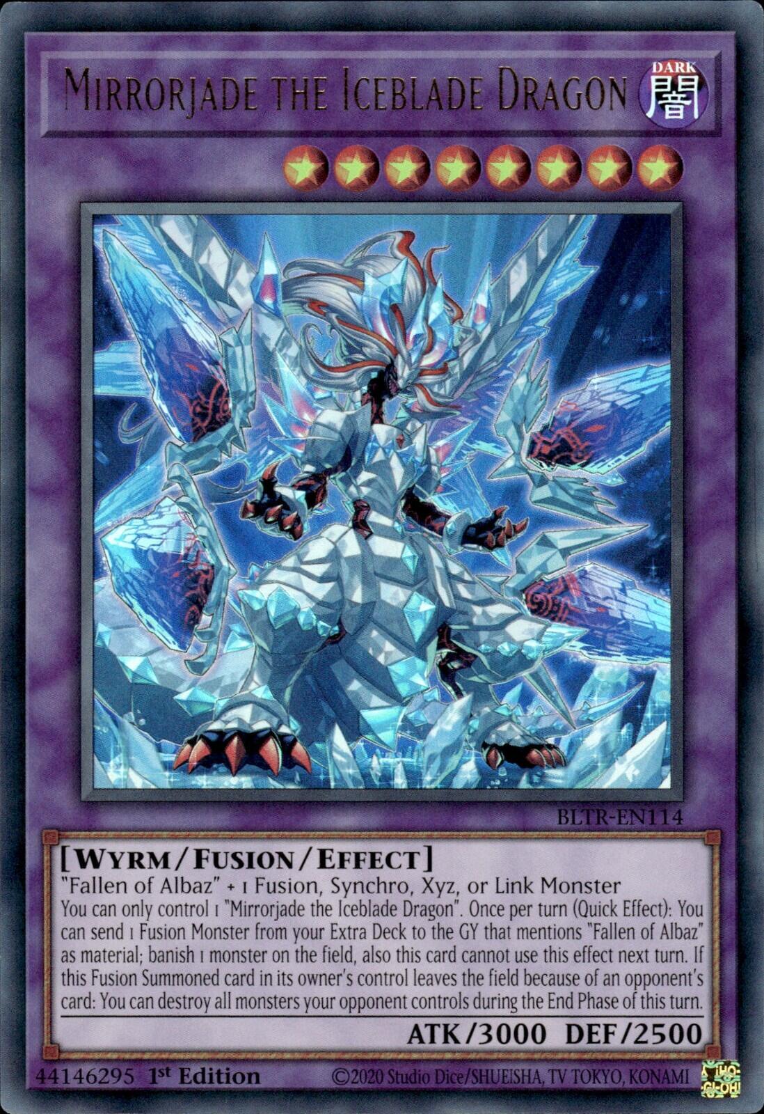 Mirrorjade the Iceblade Dragon [BLTR-EN114] Ultra Rare | Card Merchant Takapuna