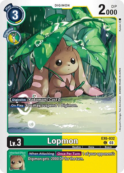 Lopmon [EX6-032] [Infernal Ascension] | Card Merchant Takapuna