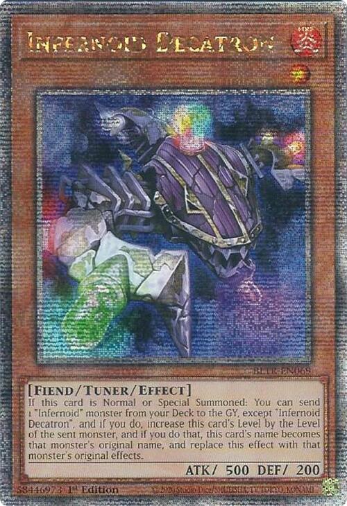 Infernoid Decatron (Quarter Century Secret Rare) [BLTR-EN069] Quarter Century Secret Rare | Card Merchant Takapuna