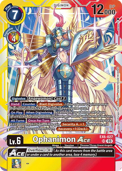 Ophanimon ACE [EX6-027] [Infernal Ascension] | Card Merchant Takapuna