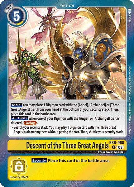 Descent of the Three Great Angels [EX6-068] [Infernal Ascension] | Card Merchant Takapuna