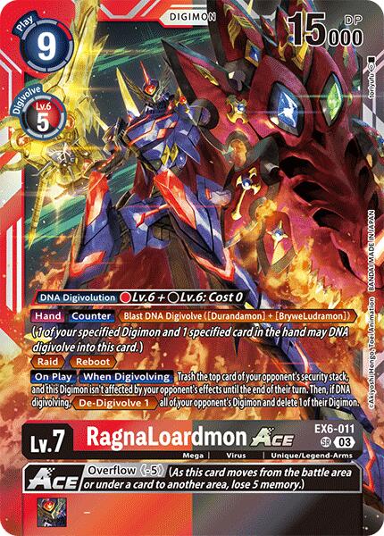 RagnaLoardmon ACE [EX6-011] [Infernal Ascension] | Card Merchant Takapuna