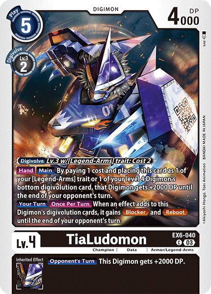 TiaLudomon [EX6-040] [Infernal Ascension] | Card Merchant Takapuna