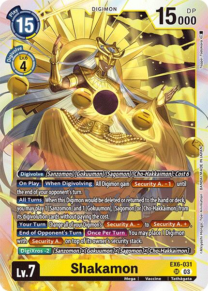 Shakamon [EX6-031] [Infernal Ascension] | Card Merchant Takapuna