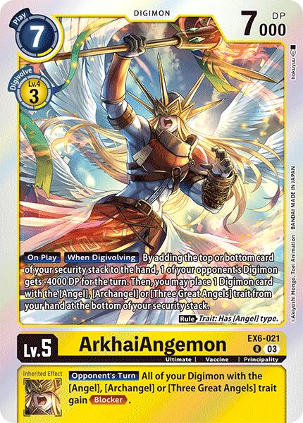 ArkhaiAngemon [EX6-021] [Infernal Ascension] | Card Merchant Takapuna