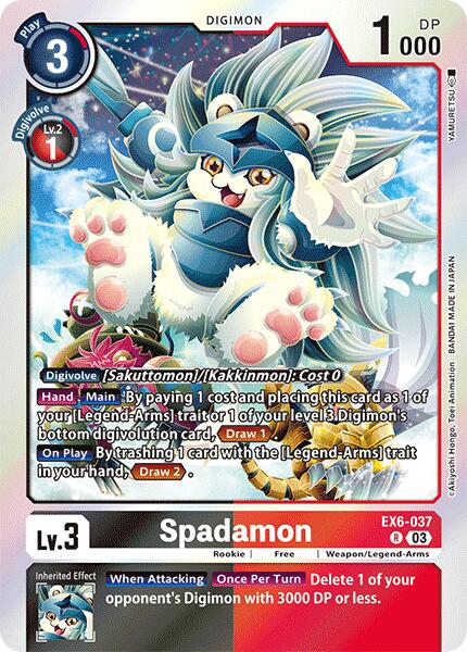 Spadamon [EX6-037] [Infernal Ascension] | Card Merchant Takapuna