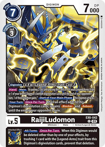 RaijiLudomon [EX6-042] [Infernal Ascension] | Card Merchant Takapuna