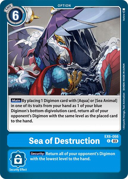 Sea of Destruction [EX6-066] [Infernal Ascension] | Card Merchant Takapuna