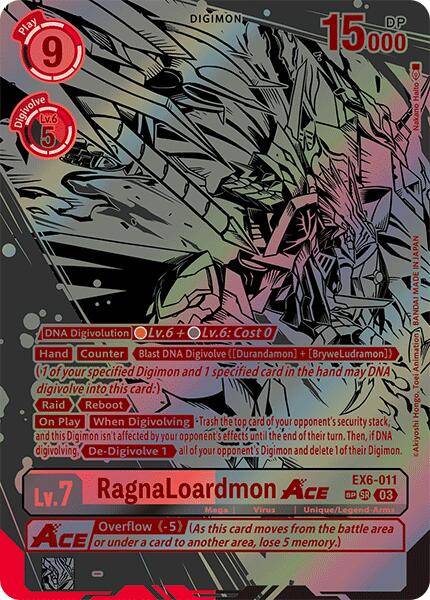 RagnaLoardmon ACE [EX6-011] (Textured) [Infernal Ascension] | Card Merchant Takapuna