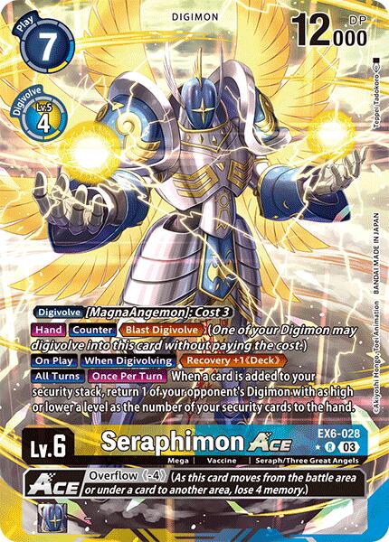 Seraphimon ACE [EX6-028] (Alternate Art) [Infernal Ascension] | Card Merchant Takapuna