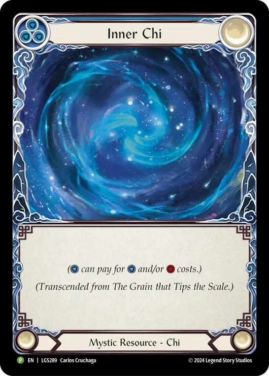 The Grain that Tips the Scale // Inner Chi [LGS289] (Promo)  Rainbow Foil | Card Merchant Takapuna