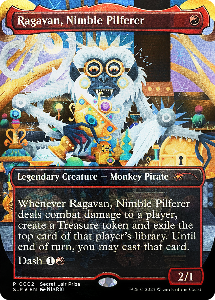 Ragavan, Nimble Pilferer (Borderless) [Secret Lair Showdown] | Card Merchant Takapuna