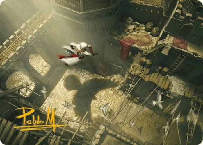 Rooftop Bypass Art Card (Gold-Stamped Signature) [Assassin's Creed Art Series] | Card Merchant Takapuna