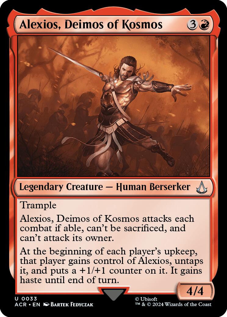 Alexios, Deimos of Kosmos [Assassin's Creed] | Card Merchant Takapuna