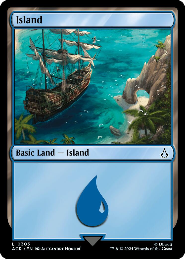 Island (0303) [Assassin's Creed] | Card Merchant Takapuna