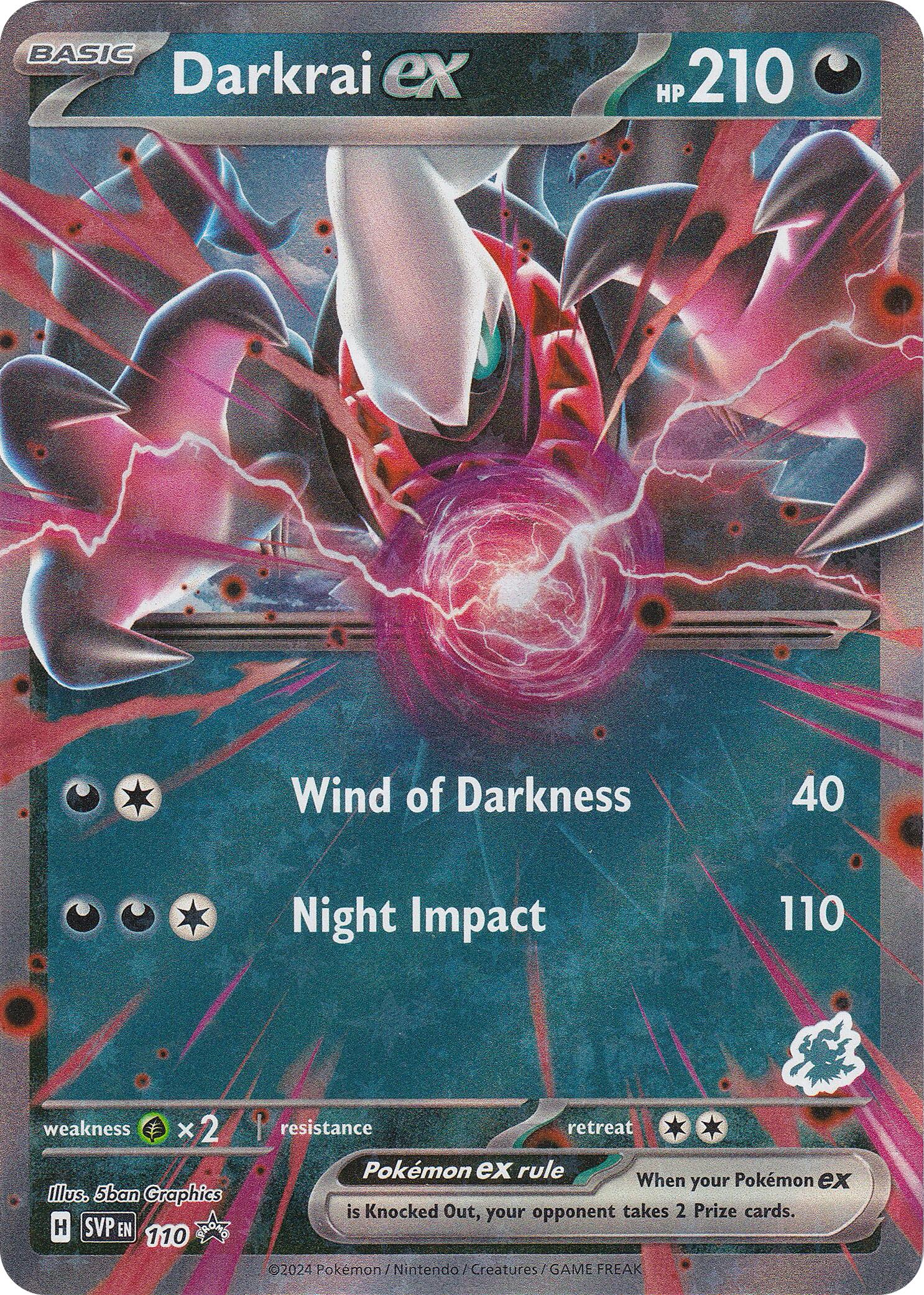 Darkrai ex (110) (Darkrai) [Battle Academy 2024] | Card Merchant Takapuna