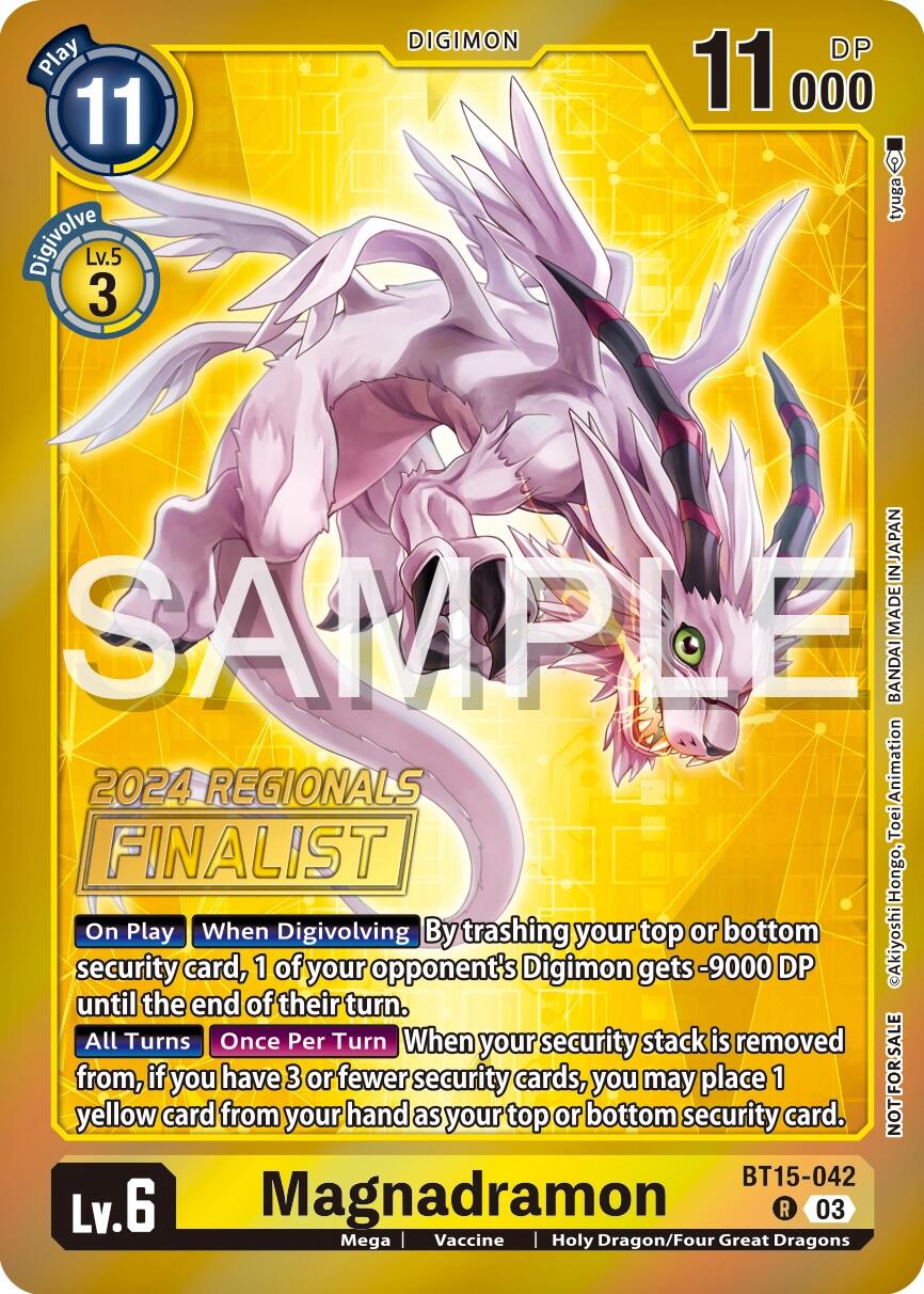 Magnadramon [BT15-042] (2024 Regionals Finalist) [Exceed Apocalypse] | Card Merchant Takapuna