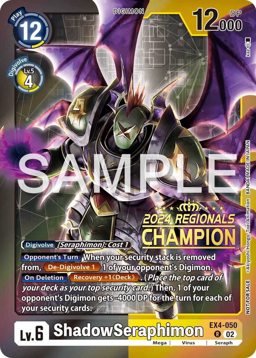 ShadowSeraphimon [EX4-050] (2024 Regionals Champion) [Alternative Being Booster] | Card Merchant Takapuna