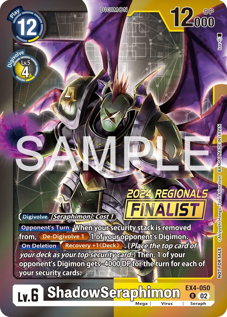 ShadowSeraphimon [EX4-050] (2024 Regionals Finalist) [Alternative Being Booster] | Card Merchant Takapuna