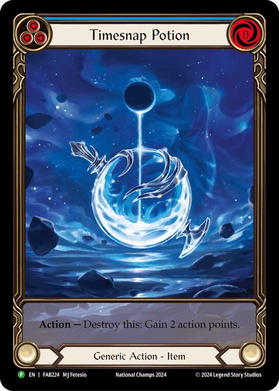 Timesnap Potion [FAB224] (Promo)  Cold Foil | Card Merchant Takapuna