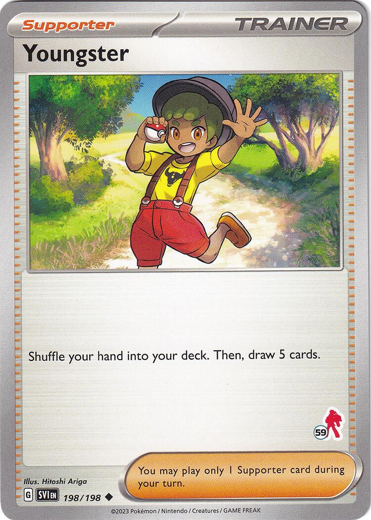 Youngster (198/198) (Armarouge Stamp #59) [Battle Academy 2024] | Card Merchant Takapuna