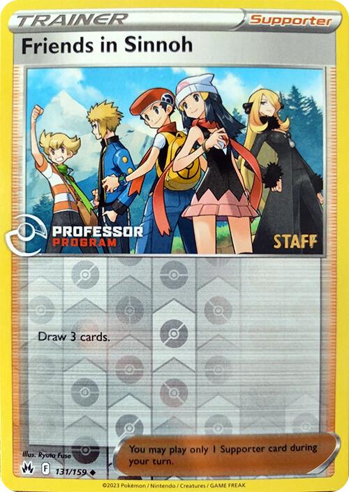 Friends in Sinnoh (131/159) (2023 Staff) [Professor Program Promos] | Card Merchant Takapuna