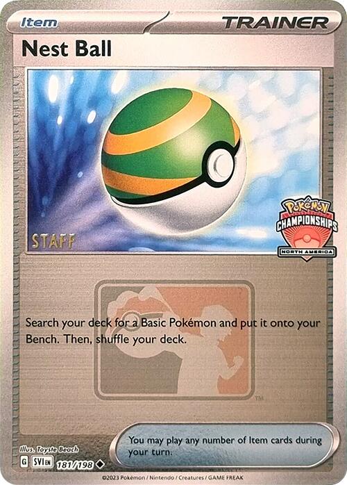 Nest Ball (181/198) (2024 North America Championships Staff) [League & Championship Cards] | Card Merchant Takapuna