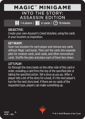 Into The Story: Assassin Edition (Magic Minigame) [Assassin's Creed Minigame] | Card Merchant Takapuna