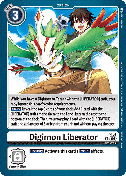 Digimon Liberator [P-151] (Store Tournament 2024 Jul. – Sep. Participation Pack) [Promotional Cards] | Card Merchant Takapuna