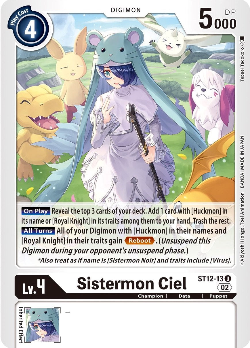 Sistermon Ciel [ST12-13] [Starter Deck: Jesmon] | Card Merchant Takapuna