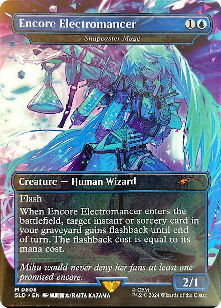 Encore Electromancer - Snapcaster Mage (Rainbow Foil) [Secret Lair Drop Series] | Card Merchant Takapuna