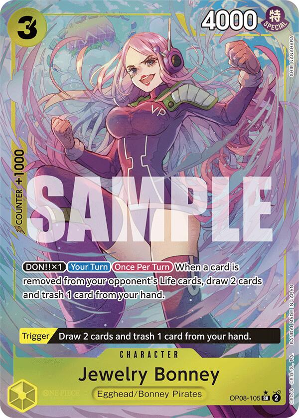 Jewelry Bonney (Parallel) [Two Legends] | Card Merchant Takapuna