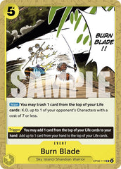 Burn Blade [Two Legends] | Card Merchant Takapuna