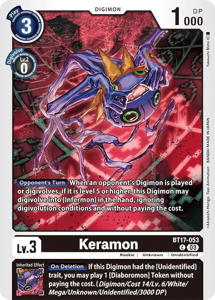 Keramon [BT17-053] [Secret Crisis] | Card Merchant Takapuna