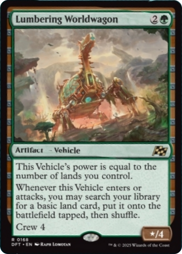 Lumbering Worldwagon [Aetherdrift] | Card Merchant Takapuna