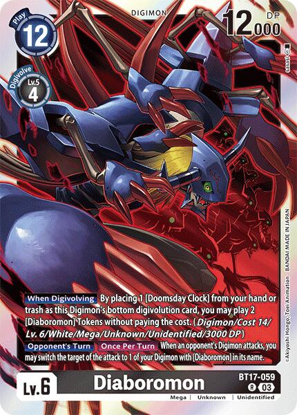 Diaboromon [BT17-059] [Secret Crisis] | Card Merchant Takapuna