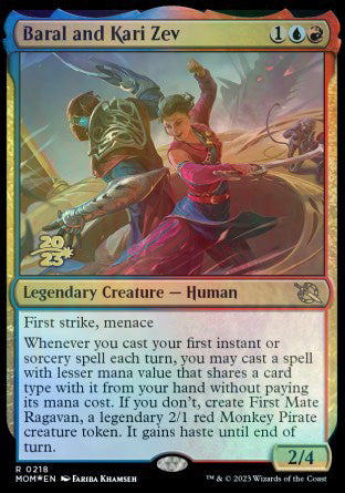 Baral and Kari Zev [March of the Machine Prerelease Promos] | Card Merchant Takapuna