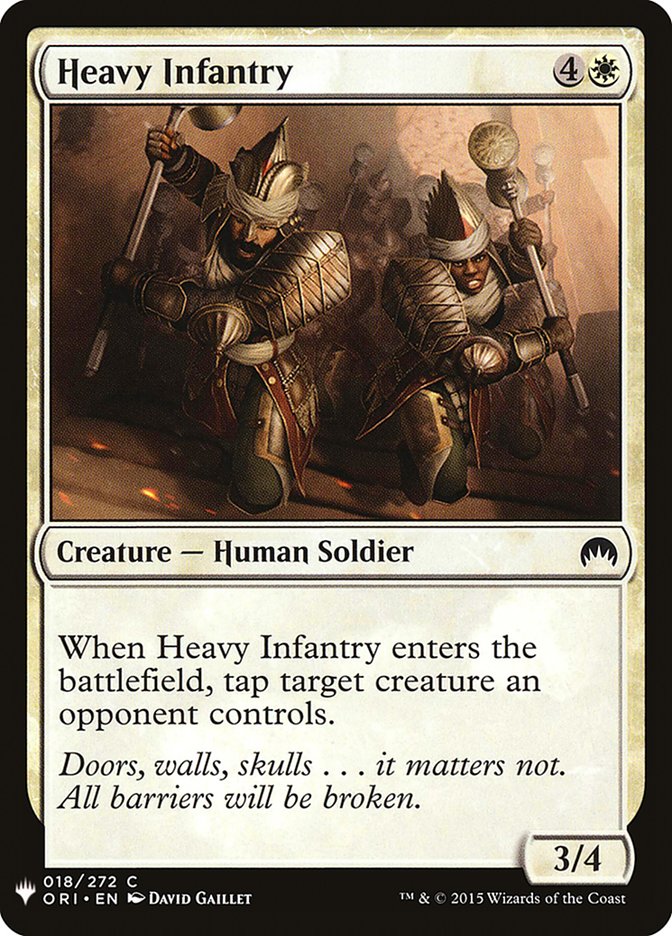 Heavy Infantry [Mystery Booster] | Card Merchant Takapuna