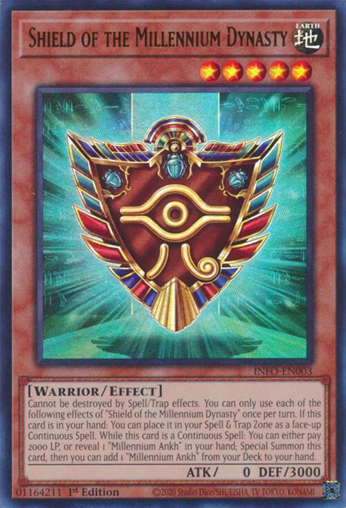 Shield of the Millennium Dynasty [INFO-EN003] Ultra Rare | Card Merchant Takapuna